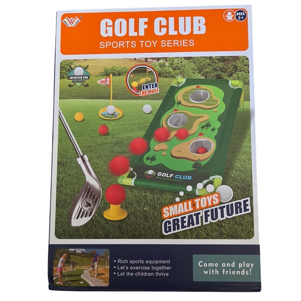 Popsunny Golf Club Set Kids Ages 3+‎ Green New Indoor Outdoor Sports Toy